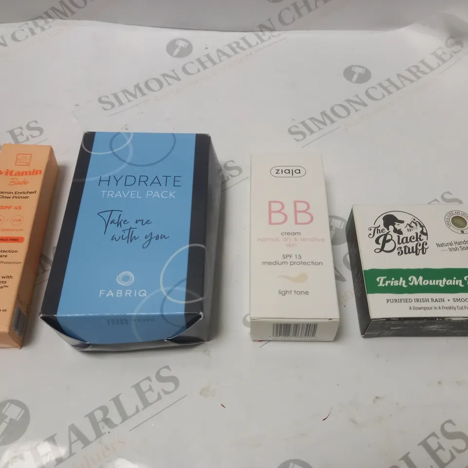 BOXED ASSORTMENT OF APPROXIMATELY 30 COSMETIC PRODUCTS TO INCLUDE FABRIQ, VITAMIN BABE, ZIAJA, ETC