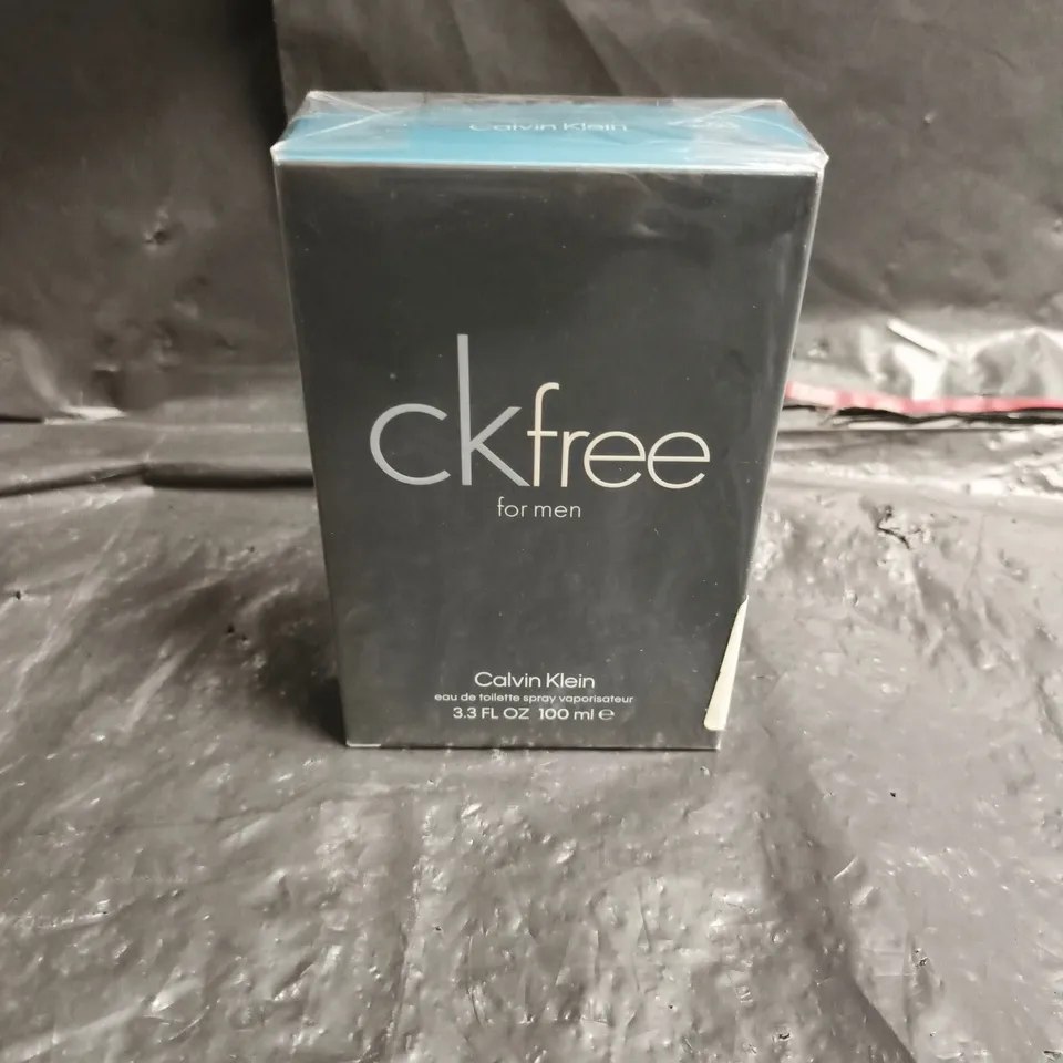 SEALED CALVIN KLEIN CK FREE FOR MEN EAU DE TOILETTE 100 ML