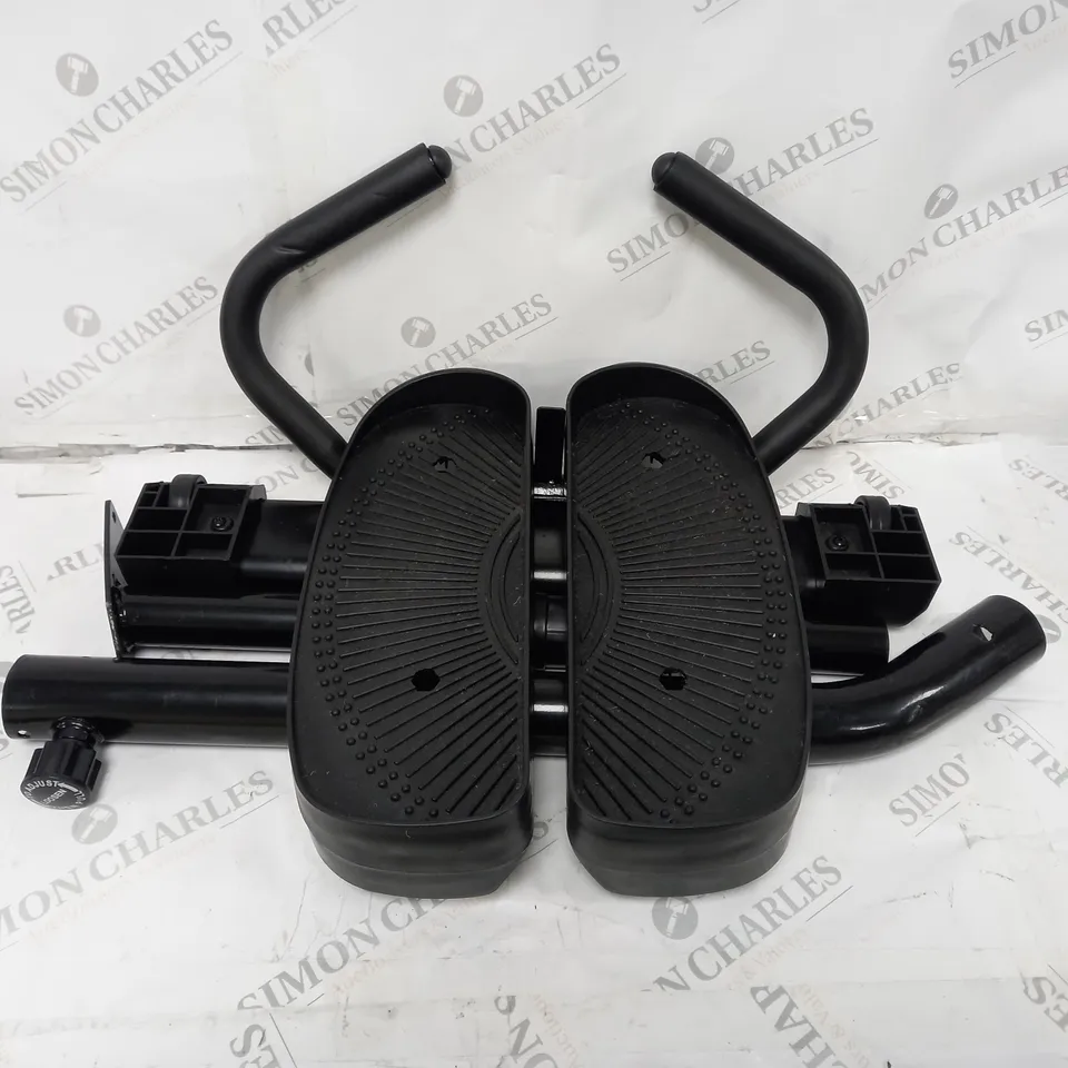 FITQUEST 2 IN 1 ELLIPTICAL STEPPER IN BLACK
