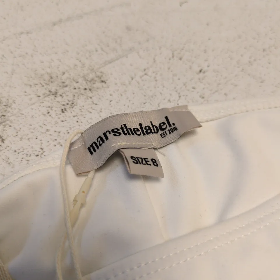 MARS THE LABEL – WHITE LEGGINGS, SIZE 8 (UK) - WOMEN