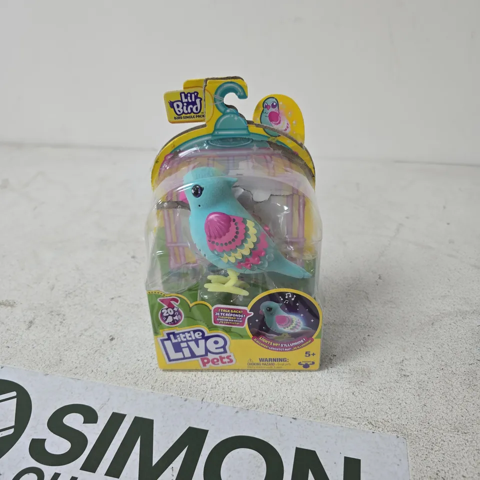 LITTLE LIVE PETS LIL' BIRD TOY – TURQUOISE BIRD 