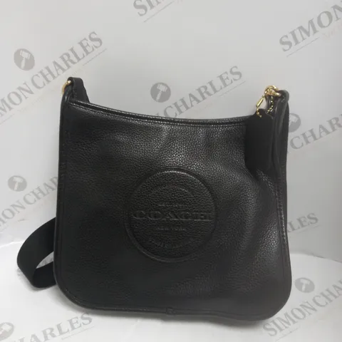 COACH NEW YORK LEATHER BLACK BAG