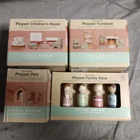 LOT OF 4 BOXED LITTLE DUTCH DOLLS'S HOUSE ACCESSORIES