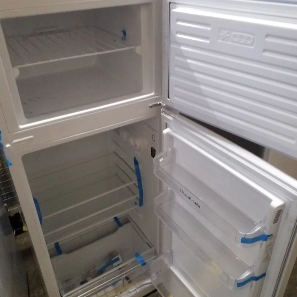 RUSSELL HOBBS RH144TMFF541E1W 145CM 80/20 SMALL FRIDGE FREEZER - WHITE