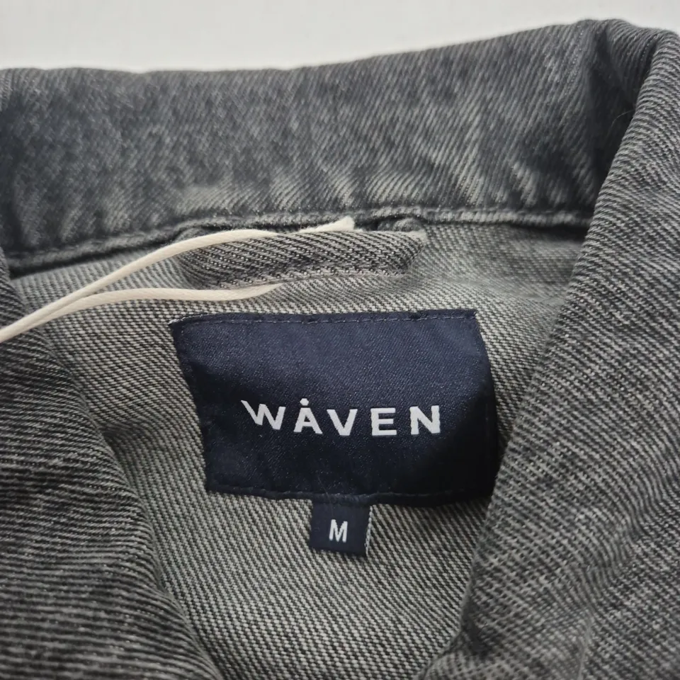 WÅVEN DENIM JACKET – GREY WASHED, SIZE M