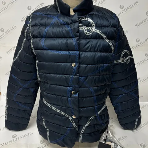 EMMA MARELLA TOLMIN JACKET IN NAVY SIZE 12