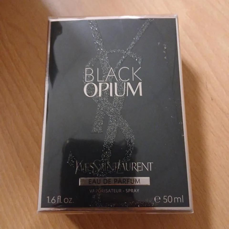 SEALED YVES SAINT LAURENT BLACK OPIUM EAU DE PARFUM SPRAY 50ML