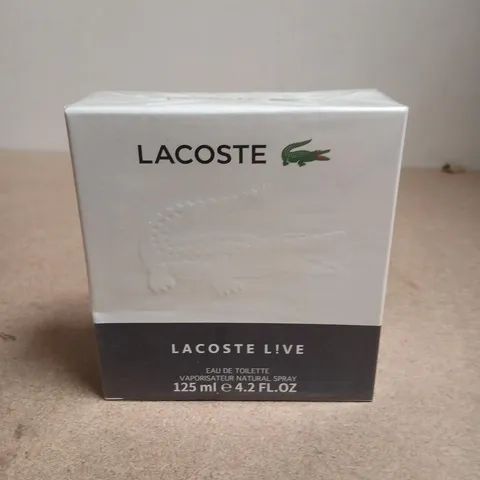 BOXED LACOSTE LIVE EAU DE TOILETTE 125ML