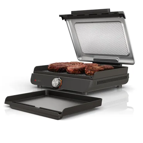 OUTLET NINJA SIZZLE INDOOR GRILL & FLAT PLATE GR101UK