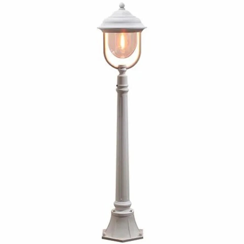 BOXED PARMA 1-LIGHT WHITE LANTERN HEAD