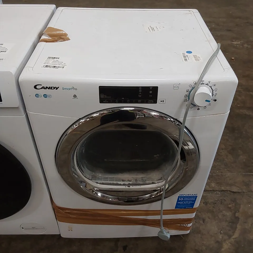 CANDY SMART PRO CSOEC10TCG FREESTANDING CONDENSER TUMBLE DRYER IN WHITE