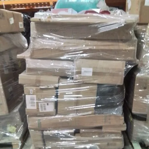 PALLET OF ASSORTED HOUSEHOLD GOODS AND PRODUCTS TO INCLUDE;WORK BENCH,NAIL DRILL MACHINE,BAMBOO CHAIR 