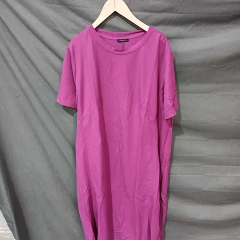 ROMAN 18 MAGENTA WOMEN'S SHORT-SLEEVE DRESS
