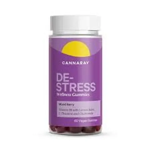 2 X DESTRESS MENTALLY FIT GUMMIES β 60 VEGAN GUMMIES - MIXED BERRY - EXP DATE DEC 2025