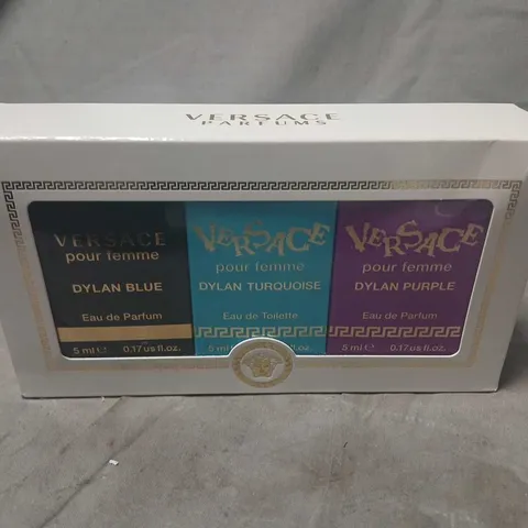 BOXED VERSACE PARFUMS MINIATURES COLLECTION
