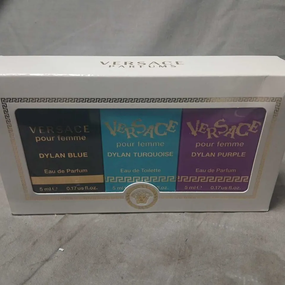 BOXED VERSACE PARFUMS MINIATURES COLLECTION