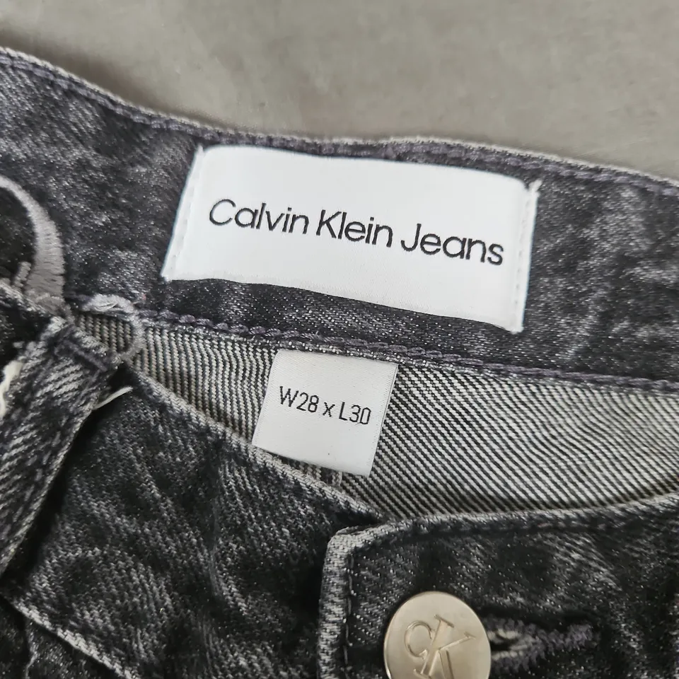 CALVIN KLEIN JEANS – MEN'S DENIM JEANS, WAIST W28 X L30, DARK WASH