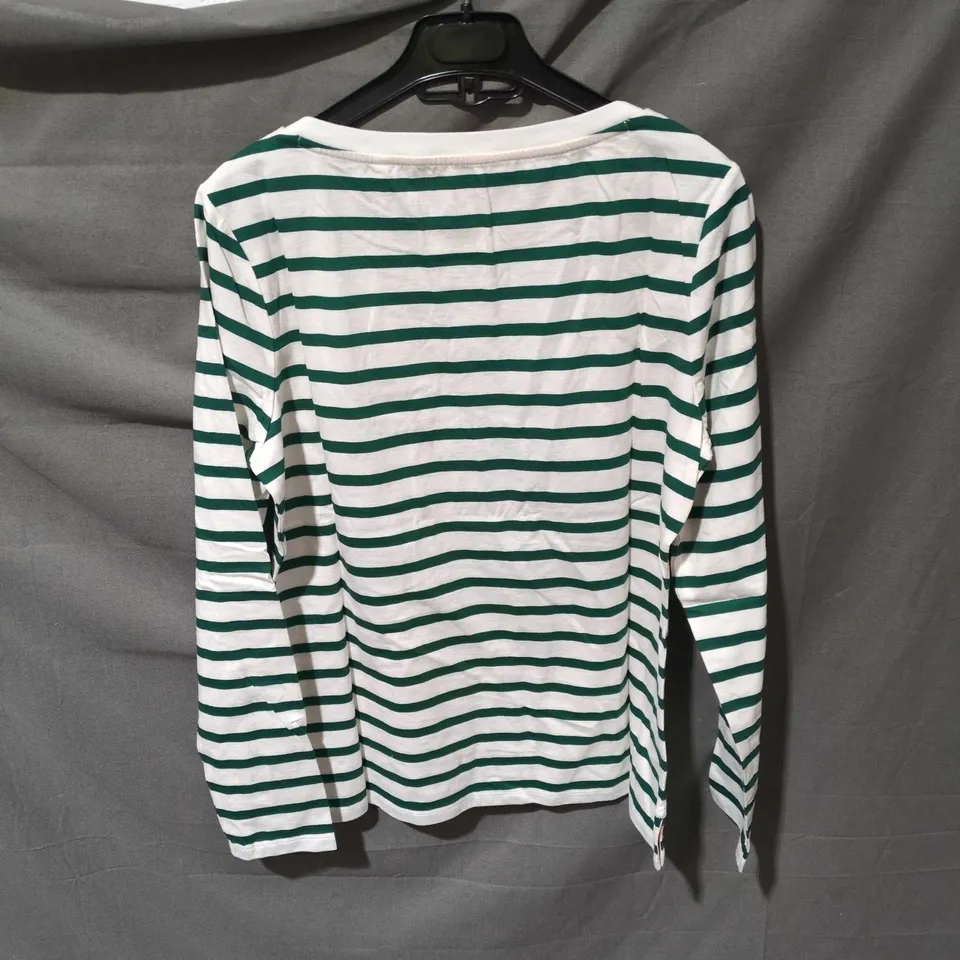 BODEN BRETON STRIPE LONG-SLEEVE TOP – UK 12 (US 8, DE 38, FR 40)