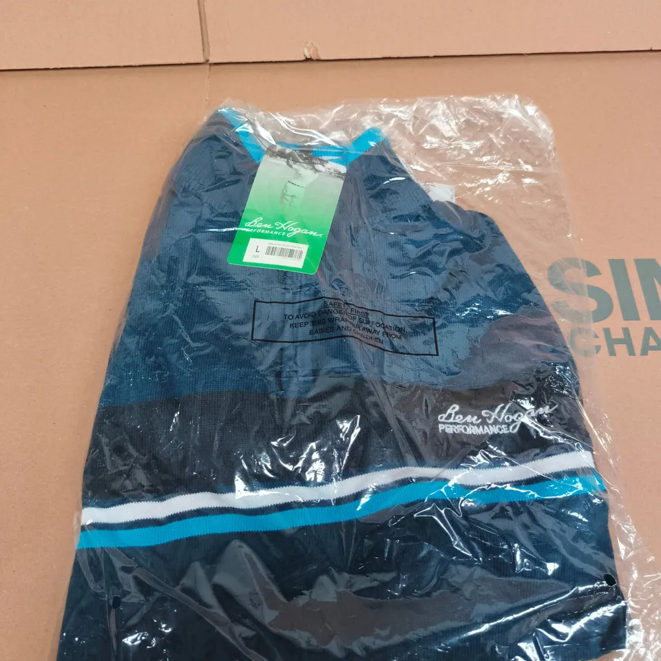 BEN HOGAN PERFORMANCE JACKET – BLUE SLATE, UK L