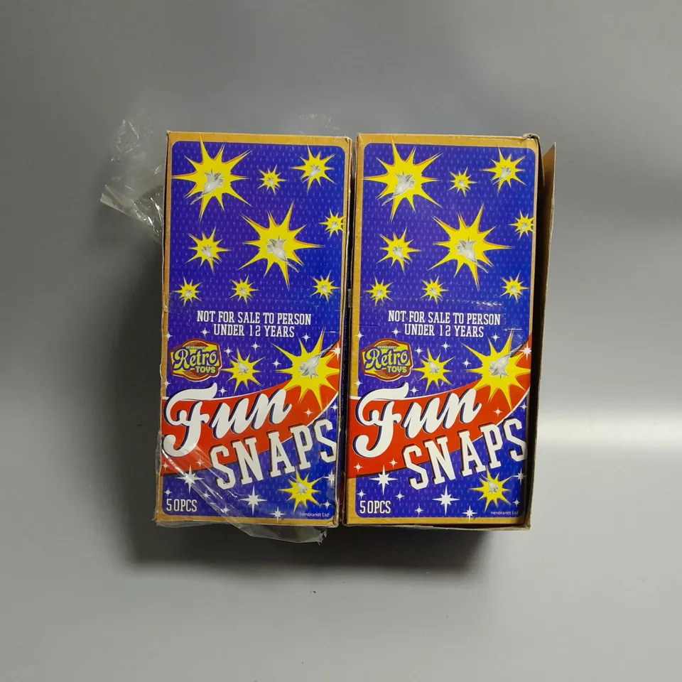 2 BOXED HENBRANDT RETRO TOYS FUN SNAPS 