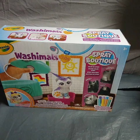 CRAYOLA WASHIMALS SPRAY BOUTIQUE PETS – BOXED