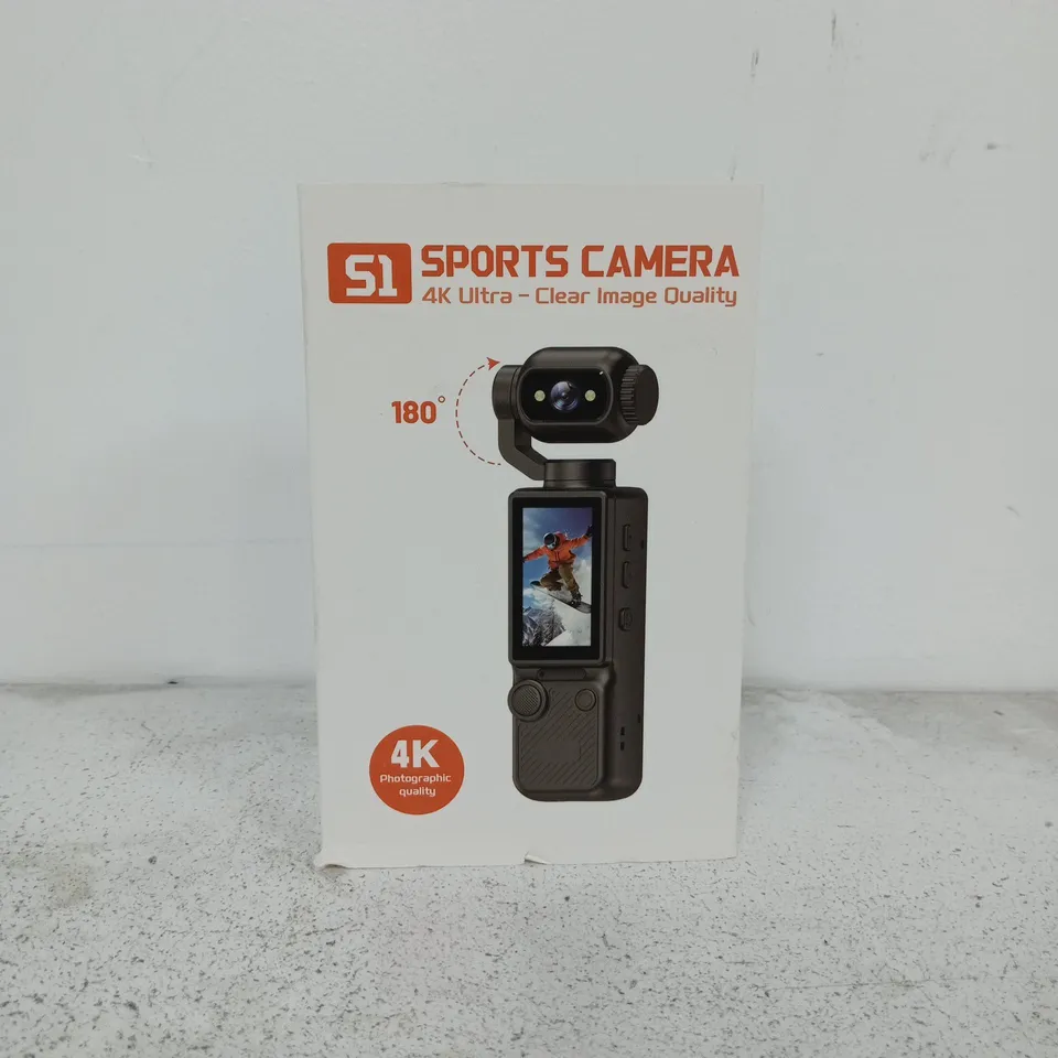 BOXED S1 4K SPORTS CAMERA