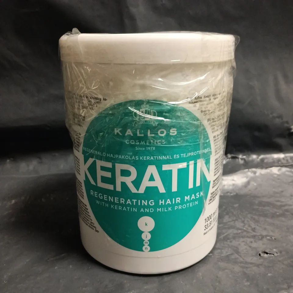 KALLOS KERATIN REGENERATING HAIR MASK (1000ML)