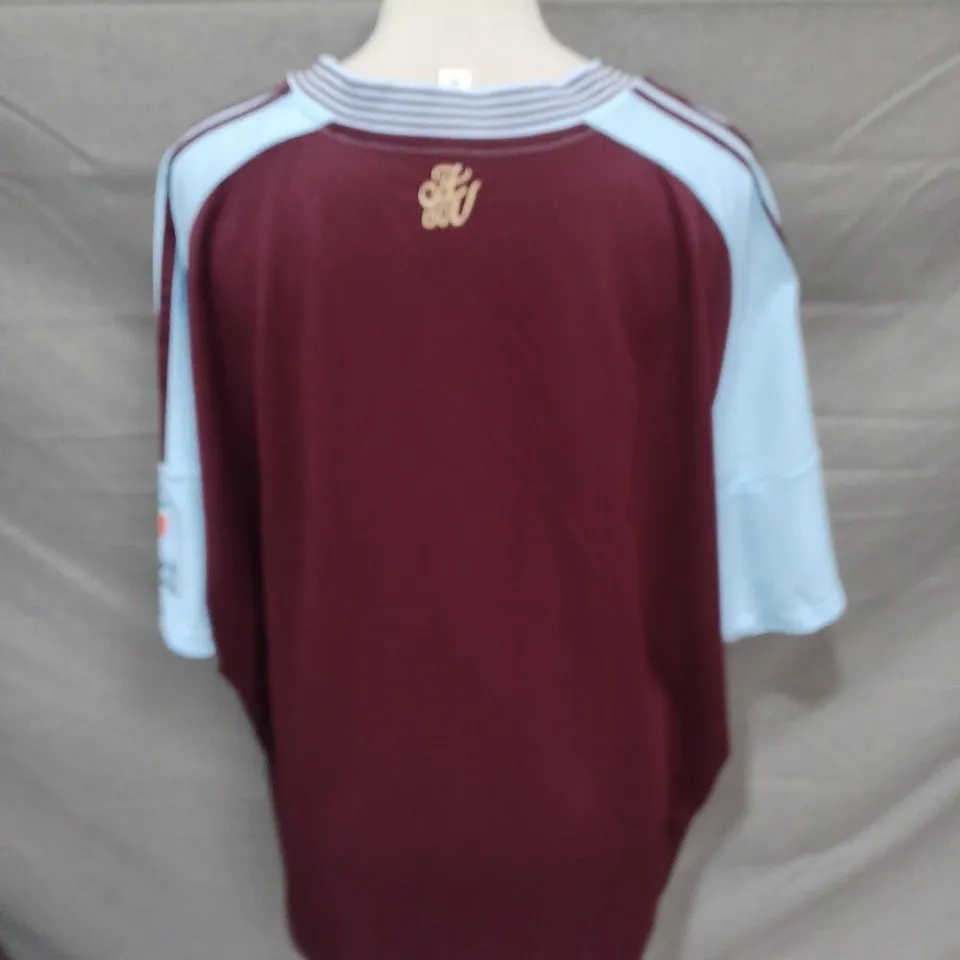 ASTON VILLA FC HOME SHIRT SIZE 3XL