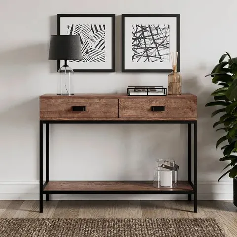 BOXED FULTON CONSOLE TABLE PINE (1 BOX)