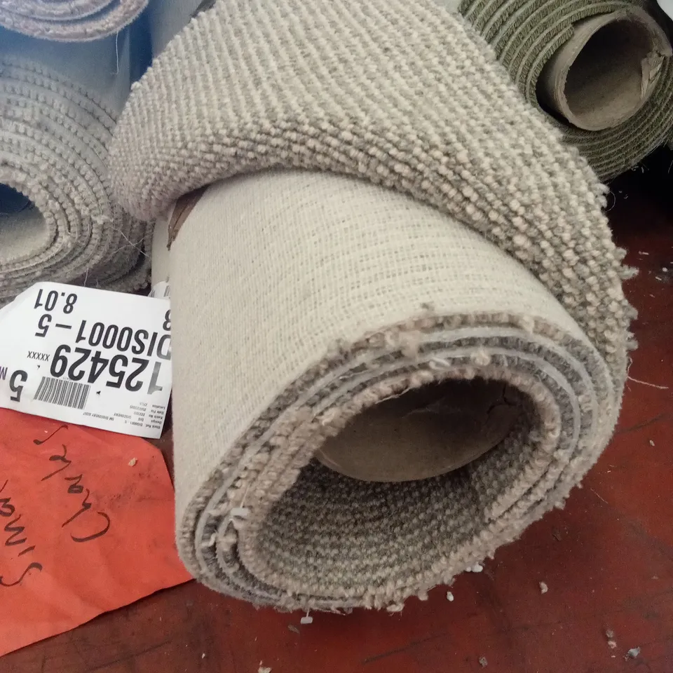 ROLL OF QUALITY LAKELAND BASKETWEAVE RAMSBE CARPET // APPROX SIZE: 3 x 5m