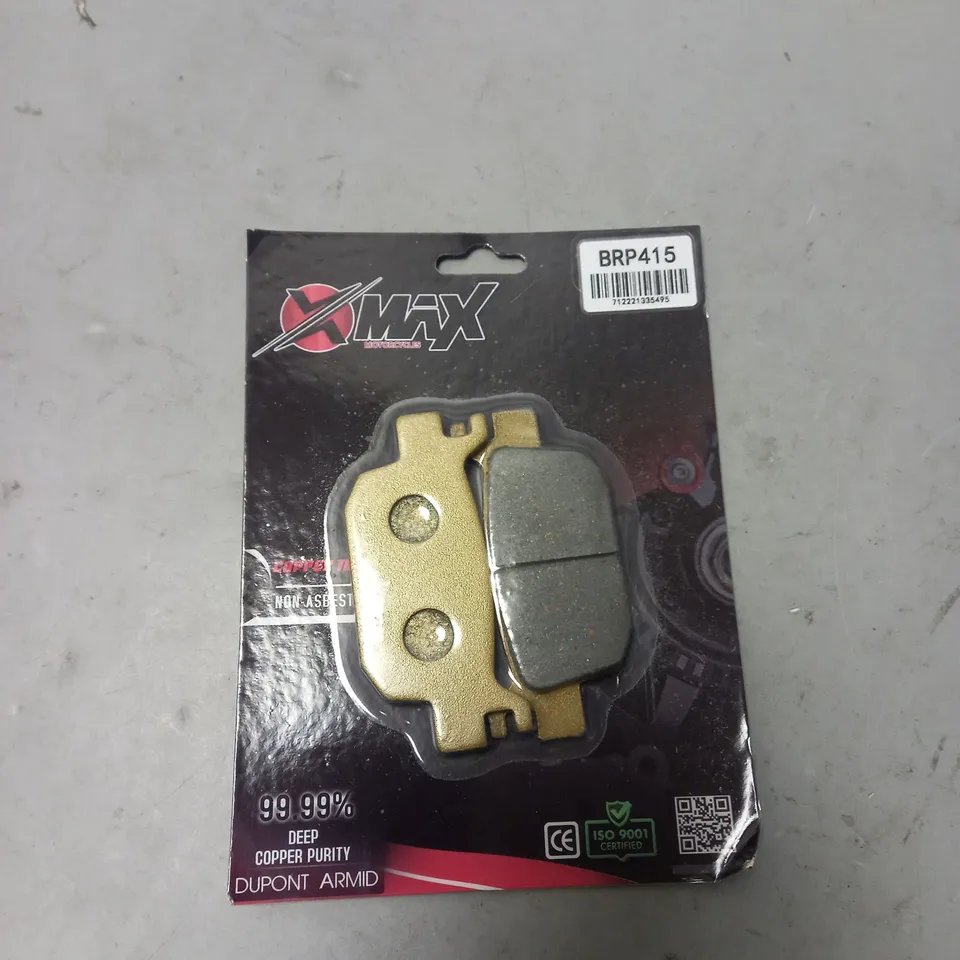 MAX MOTORCYCLES COPPER TEC BRAKE PADS 