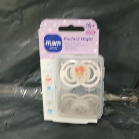 MAM PERFECT NIGHT 18-36M SOOTHER 2PK - UNISEX