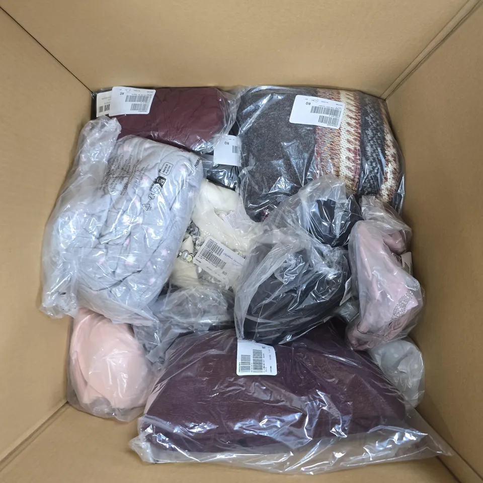 APPROXIMATELY 10 ASSORTED WOMENS CLOTHING PRODUCTS IN VARIOUS STYLES & SIZES 