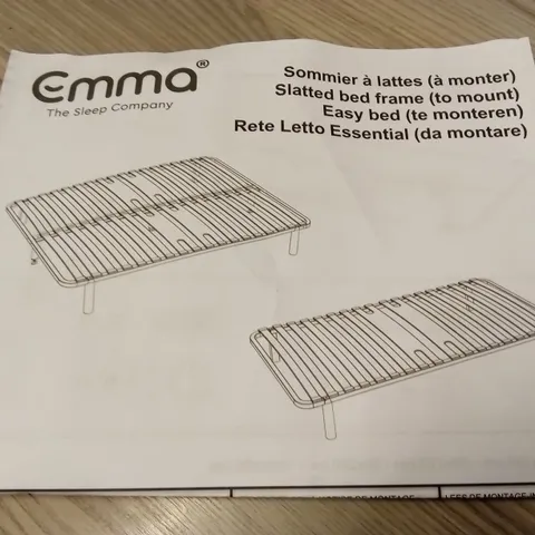 BRAND NEW BOXED EMMA SLATTED BED FRAME - 150 x 200 KING SIZE (1 BOX)