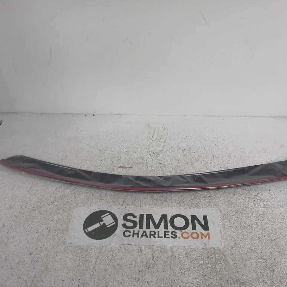 CAR BODY PART – CURVED TRIM / SPOILER LIP, BLACK WITH RED EDGING