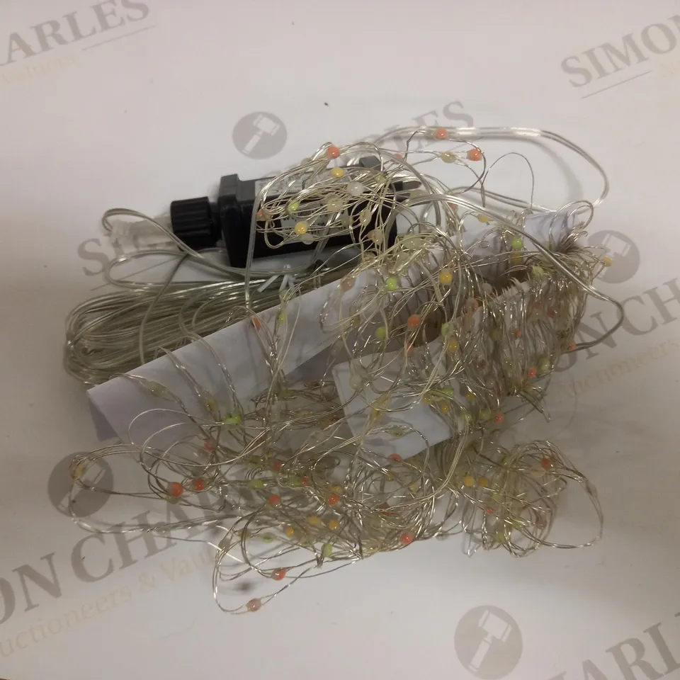 JOHN LEWIS MULTICOLOURED LEDS ON SILVER WIRE (320 COUNT)