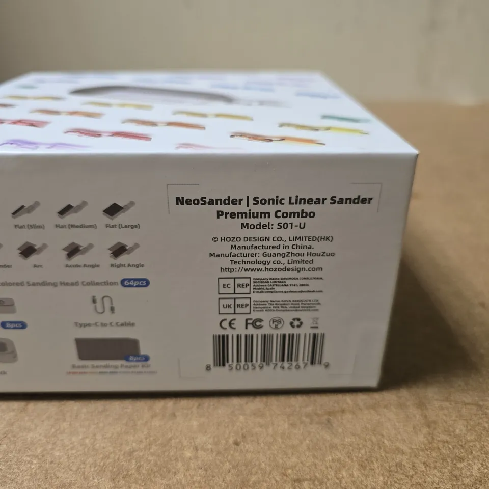 NEOSANDER SONIC LINEAR SANDER PREMIUM COMBO S01-U BOXED