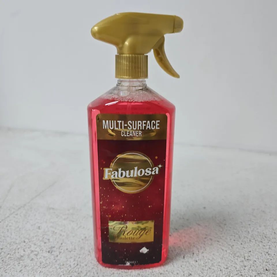 APPROXIMATELY 10 ASSORTED HOUSEHOLD LIQUIDS INCLUDING FABULOSA MULTI SURFACE CLEANER AND CONTINU DISINFECTANT