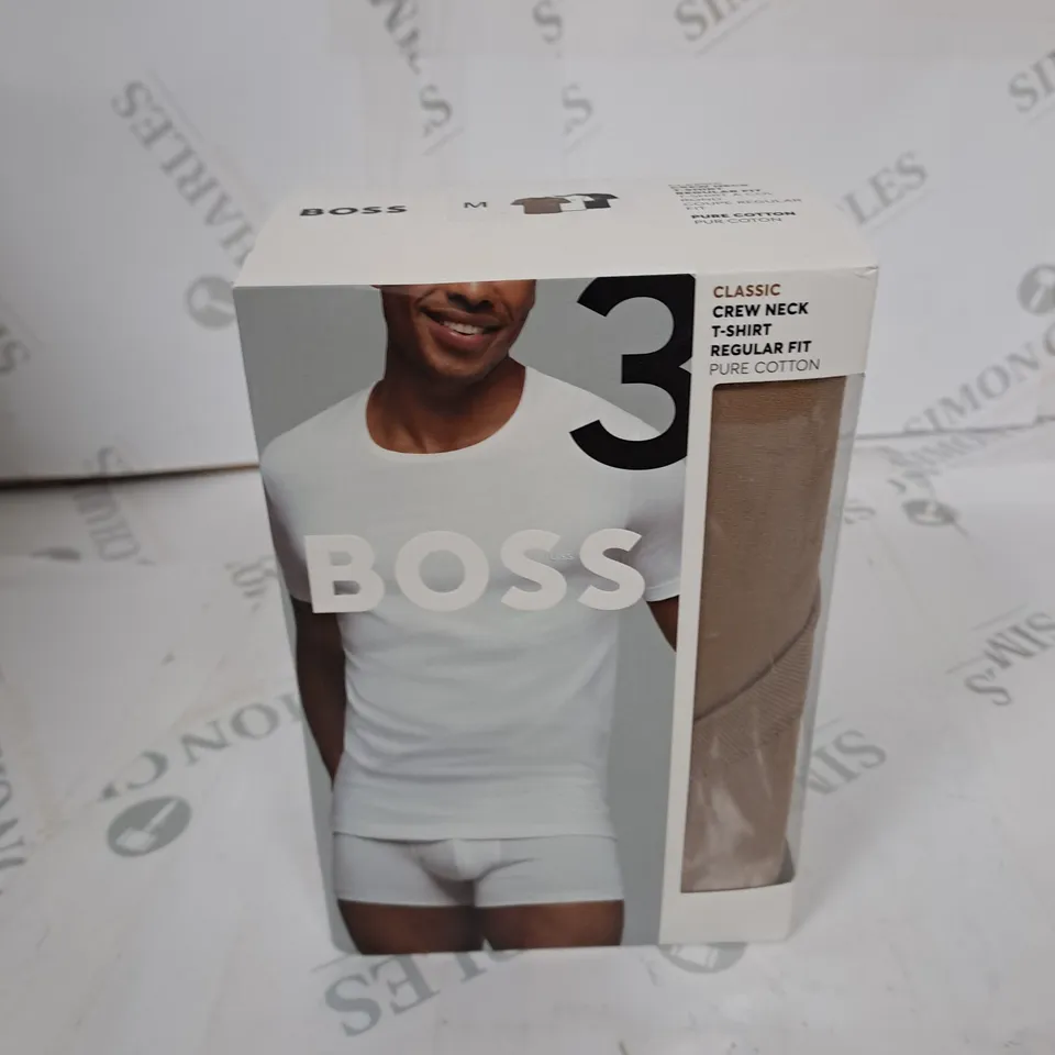 BOSS CLASSIC CREW NECK T-SHIRT 3-PACK - M