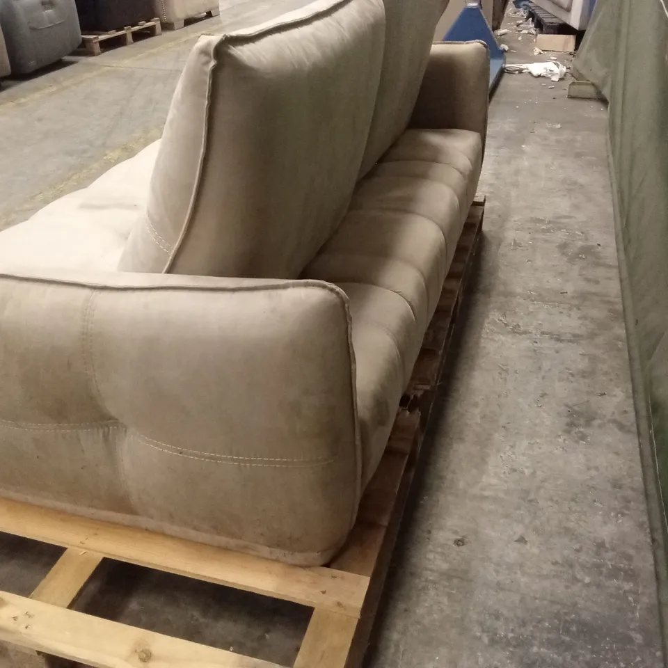 QUALITY DESIGNER SUEDE SOFA BED