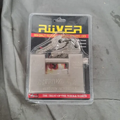 RIIVER RECTANGLE HORIZONTAL BEAM STEEL LOCK 94MM