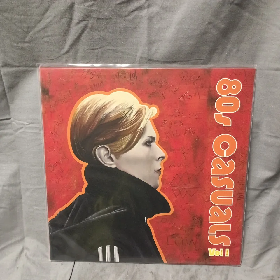 80S CASUALS VOL 1 - EIGHTIES VINYL RECORDS COMPILATION LP (ORANGE VINYL)