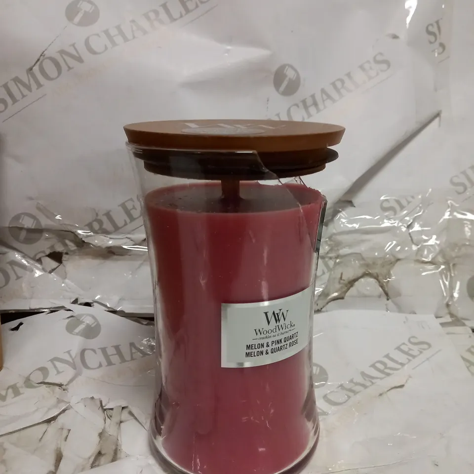 WOODWICK LARGE HOURGLASS SCENTED CANDLE  RRP £29.99
