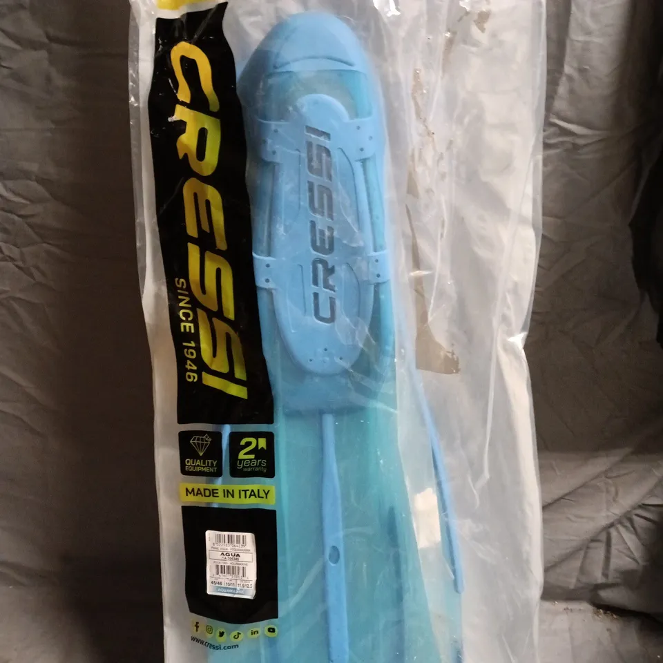 CRESSI AGUA SWIM FINS – BLUE (PAIR)