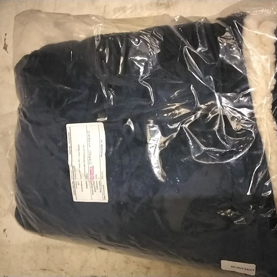 SUPER POLAR FLEECE 160 X 120 CM BLANKET NAVY BLUE 