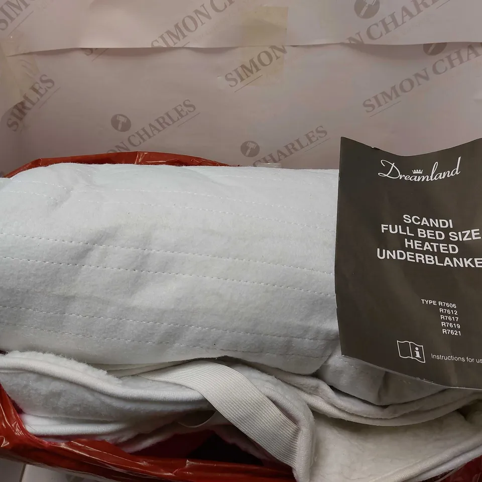 DREAMLAND SCANDI FULL BED SIZE HEATED UNDERBLANKET