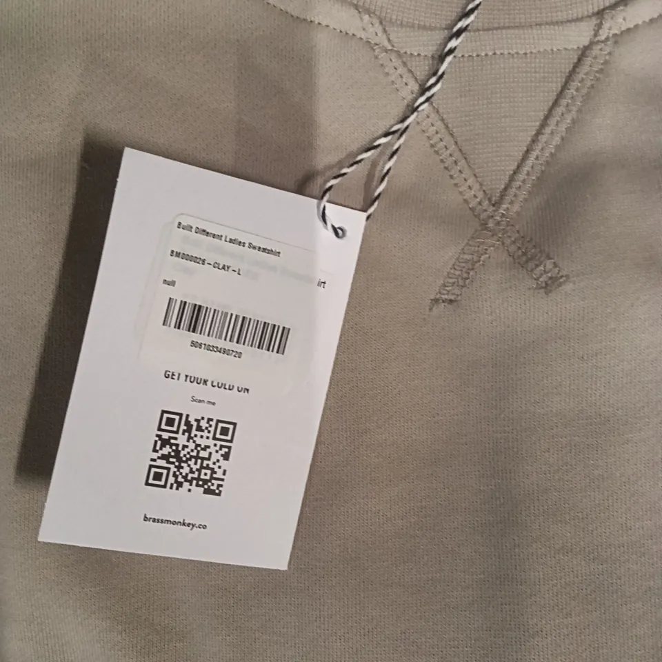 BOX OF BRASS MONKEY SWEATS - CLAY SIZE L APPROXIMATELY 6