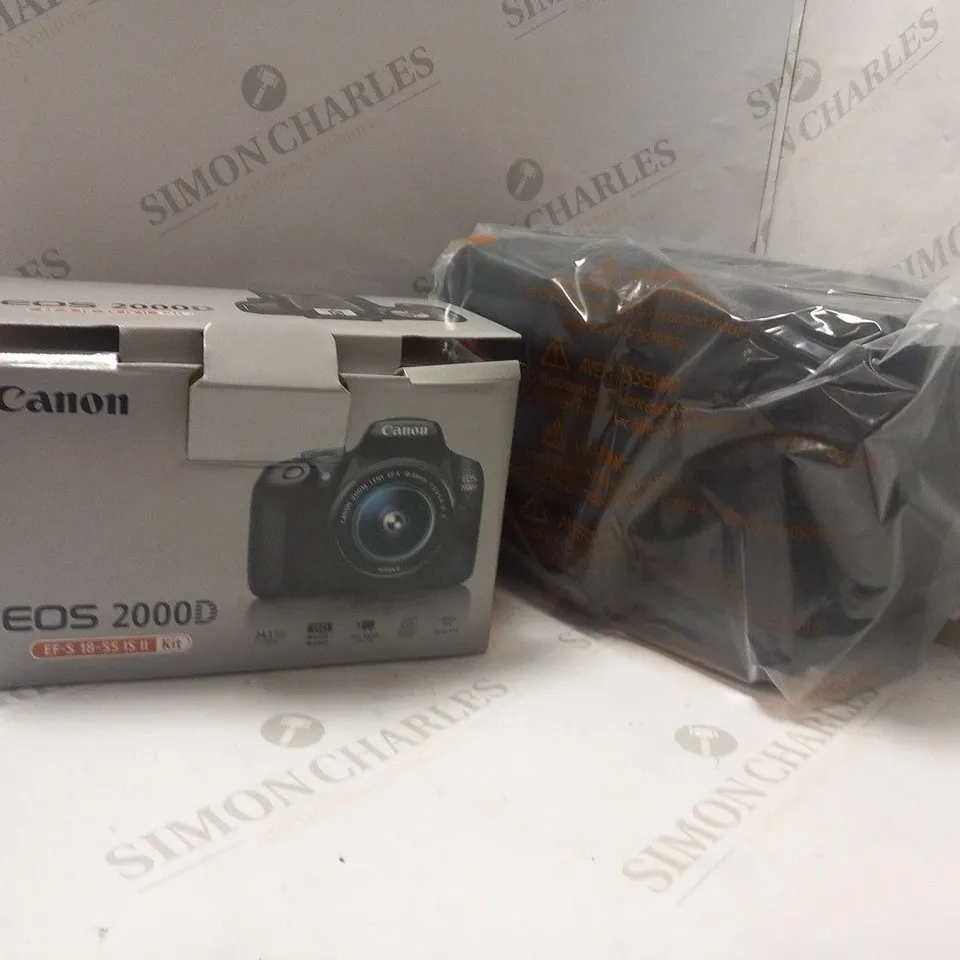 BOXED CANON EOS 2000D TRAVEL KIT