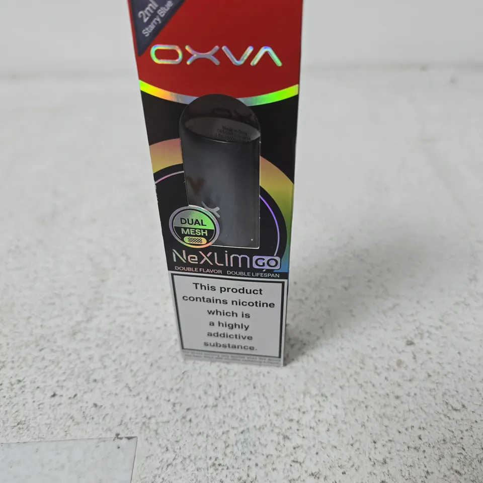 BOX OF APPROXIMATELY 30 ASSORTED OXVA E GIG ITEMS