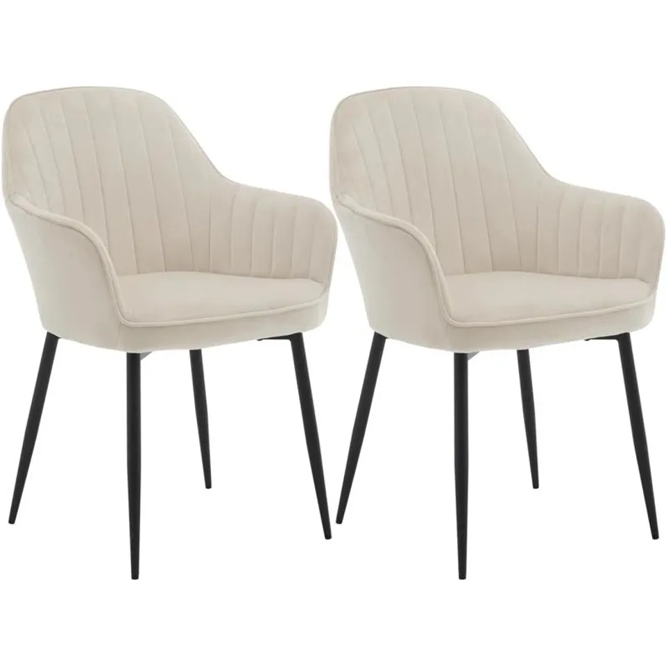 BOXED SHEPTON UPHOLSTERED DINING CHAIR (SET OF 2)